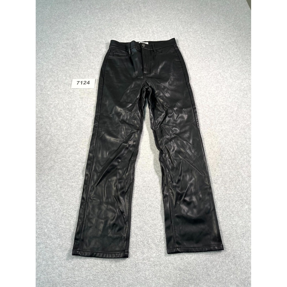 LOFT Pants Womens 24/00 Black Flat‎ Front Straight Leg Casual Streetwear Outdoor